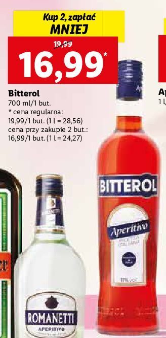 Lidl Likier bitterol oferta