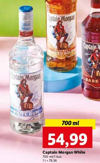 Lidl Rum captain morgan white oferta