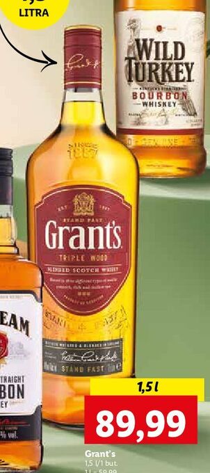 Lidl Whisky grant's family reserve oferta