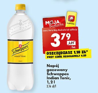 Biedronka Napój indian tonic schweppes oferta