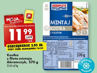 Biedronka Mintaj kostka abramczyk oferta