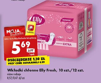 Biedronka Wkładki dla wrażliwego pęcherza elly oferta