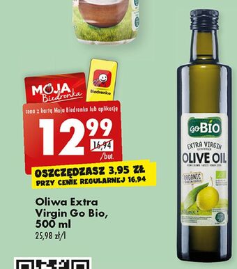Biedronka Oliwa extra virgin bio gobio oferta