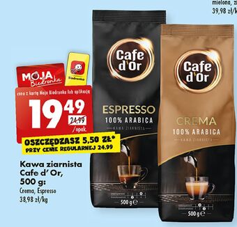 Biedronka Kawa cafe d'or espresso oferta