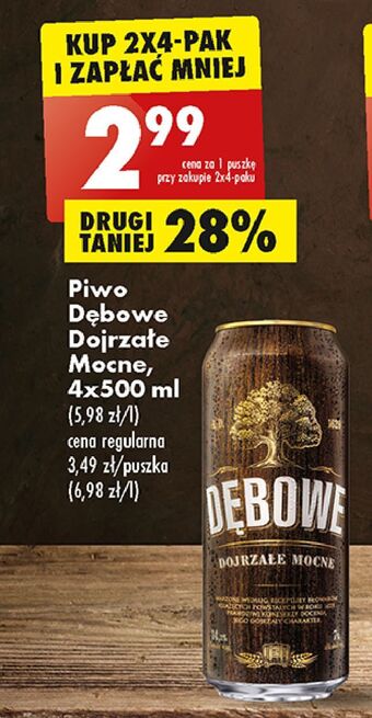 Biedronka Piwo dębowe mocne oferta