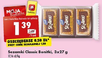 Biedronka Sezamki classic bonitki oferta