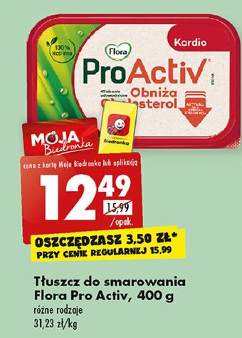 Biedronka Margaryna flora pro-activ oferta