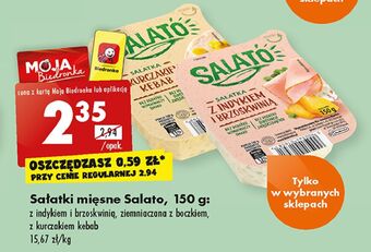 Biedronka Sałatka z kurczakiem kebab salato oferta