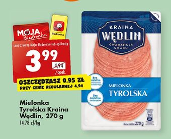 Biedronka Mielonka tyrolska kraina wędlin oferta