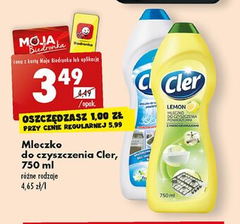 Biedronka Mleczko do czyszczenia fresh cler oferta