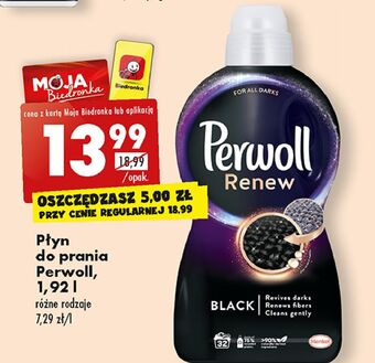 Biedronka Płyn do prania perwoll renew black oferta