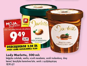 Biedronka Lody czekoladowe marletto oferta