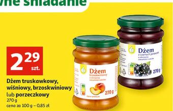 Auchan Dżem truskawkowy podniesiony kciuk oferta