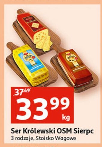 Auchan Ser królewski wędzony sierpc oferta