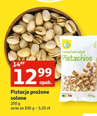Pistacje prażone solone podniesiony kciuk