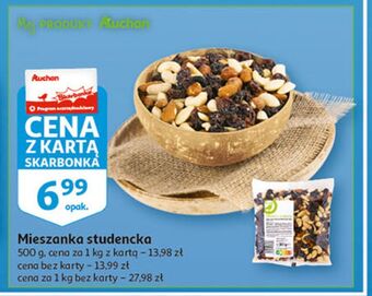 Auchan Mieszanka studencka auchan na co dzień (logo zielone) oferta