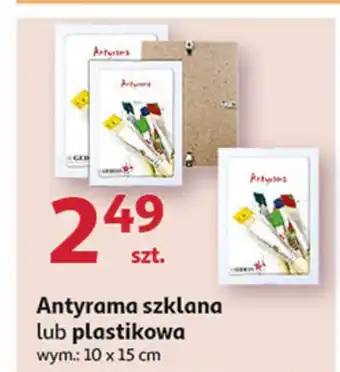 Auchan Antyrama szklana 10 x 15 cm oferta