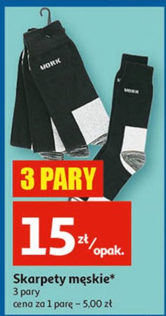Auchan Skarpety męskie oferta
