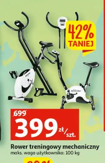 Auchan Rower treningowy mechaniczny oferta