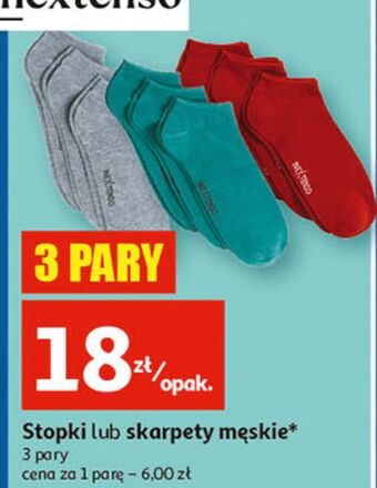 Auchan Skarpety męskie inextenso by auchan oferta