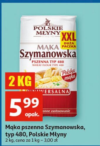 Auchan Mąka szymanowska uniwersalna polskie młyny oferta