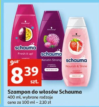 Auchan Szampon do włosów z ekstraktem marakui schauma fresh it up oferta