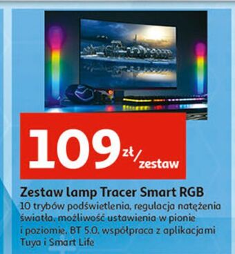 Auchan Zestaw lamp smart rgb tracer oferta