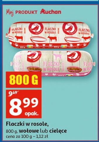 Auchan Flaczki wołowe auchan oferta