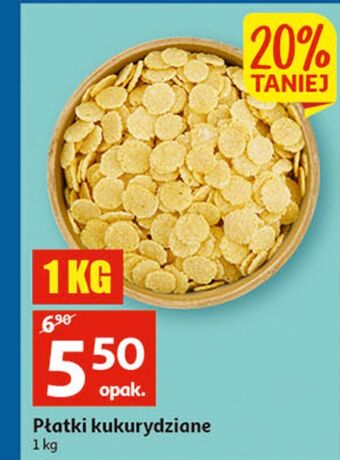 Auchan Płatki kukurydziane oferta