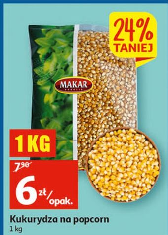 Auchan Kukurydza na popcorn makar oferta