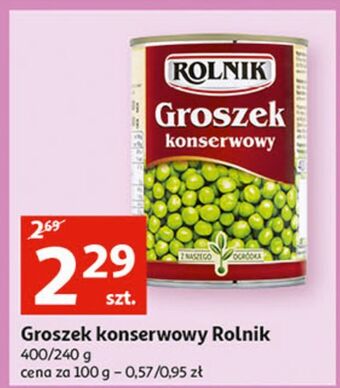 Auchan Groszek konserwowy rolnik oferta