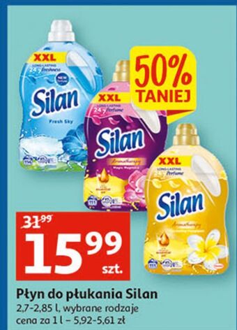 Auchan Płyn do płukania citrus oil & frangipani xxl silan aromatherapy oferta