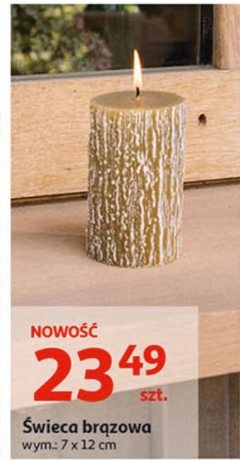 Auchan Świeca 7 x 12 cm oferta
