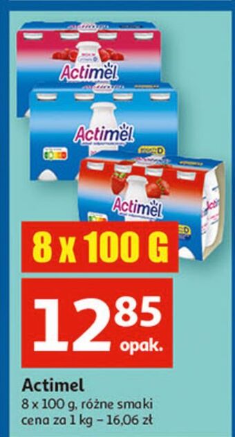 Auchan Jogurt truskawka danone actimel oferta