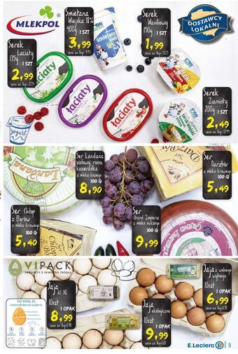 E.Leclerc Śmietana 18 % rolmlecz oferta