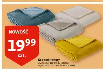 Auchan Koc z mikrofibry 125 x 150 cm oferta