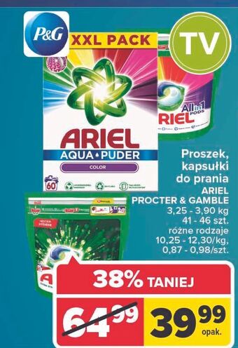 Carrefour Proszek do prania color ariel aqua puder oferta