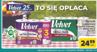 Carrefour Ręcznik papierowy mega pack velvet oferta