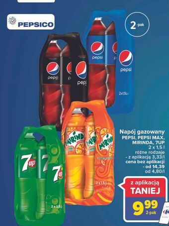 Carrefour Napój orange mirinda oferta