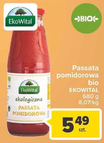 Carrefour Passata pomidorowa ekowital oferta