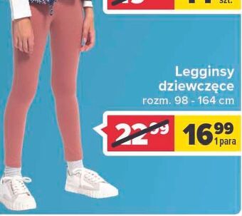 Carrefour Legginsy dziewczęce 98-164 cm oferta