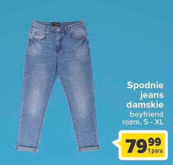 Carrefour Spodnie damskie jeans rozm. s-xl oferta