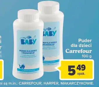 Carrefour Puder dla dzieci carrefour baby oferta
