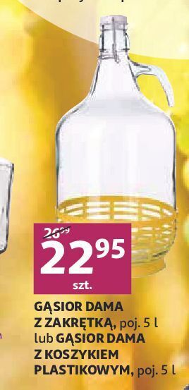 Auchan Gąsior dama z zakrętką 5 l oferta
