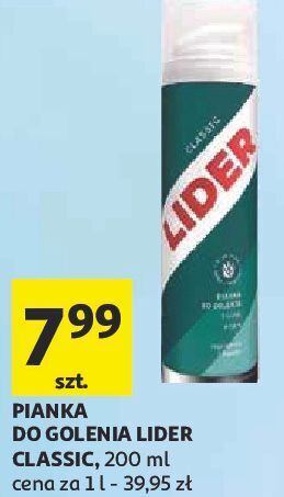 Auchan Pianka do golenia lider classic oferta