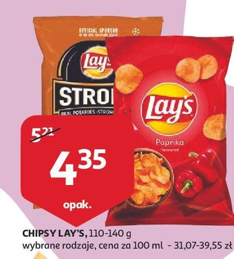 Auchan Chipsy papryka lay's oferta