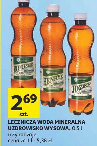 Auchan Woda lecznicza józef oferta