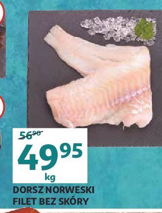 Auchan Dorsz norweski filet bez skóry oferta