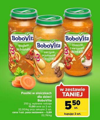 Carrefour Warzywa w potrawce z cielęciną bobovita oferta