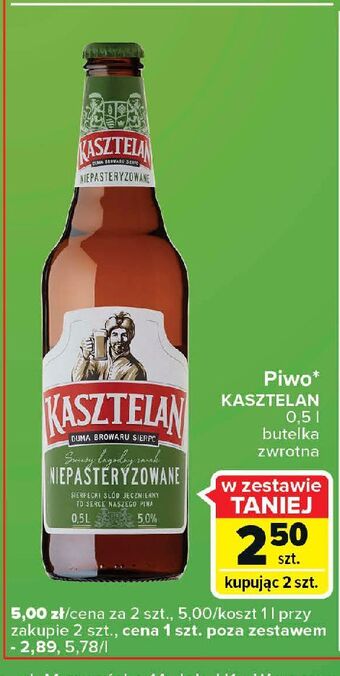 Globi Piwo kasztelan niepasteryzowane oferta